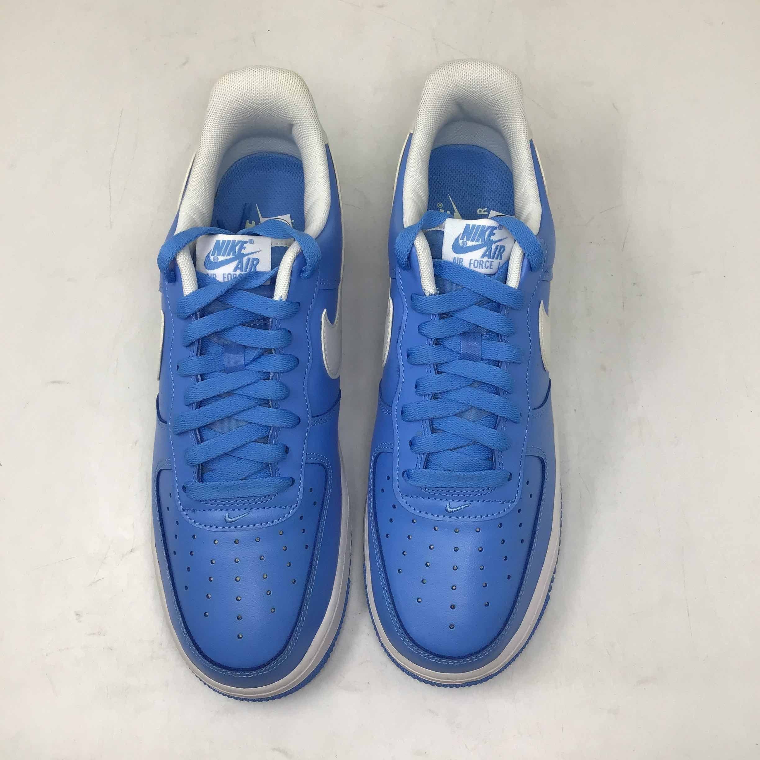 Nike Air Force 1 07 University Blue White Size US 10 / EU 43 - 3 Thumbnail