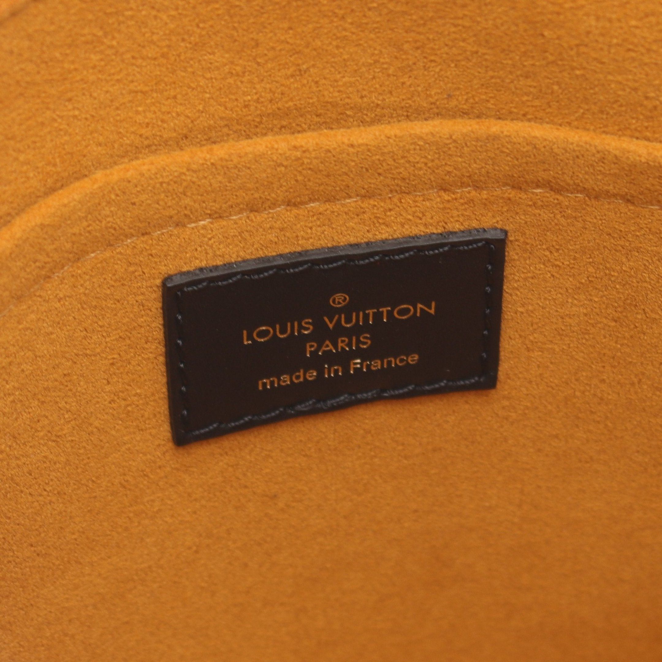 Louis Vuitton Louis Vuitton On My Side Mm Monogram Taffeta Noir Handbag Leather Black Size ONE SIZE - 4 Thumbnail