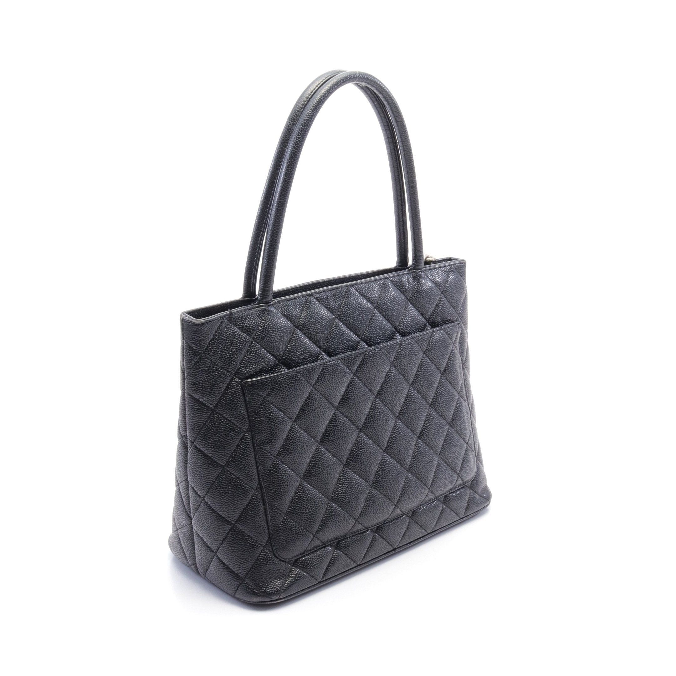 Chanel Chanel Reissue Tote Handbag Bag Caviar Skin Black Matte Silver Hardware Size ONE SIZE - 2 Thumbnail