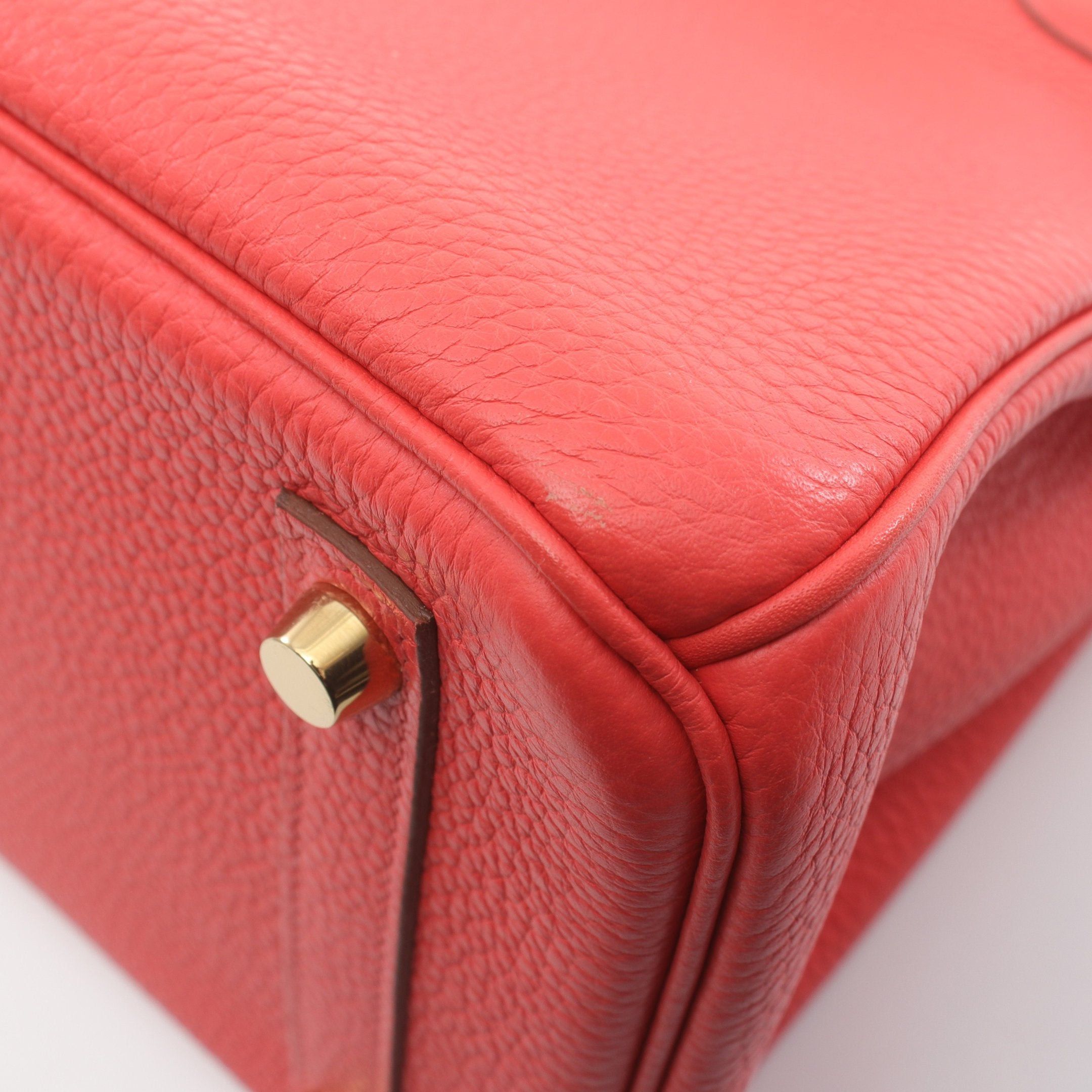 Hermes Hermes Birkin 30 Rose Jaipur Handbag Clemence Leather Coral Pink Gold Hardware □P Stamp Size ONE SIZE - 7 Thumbnail