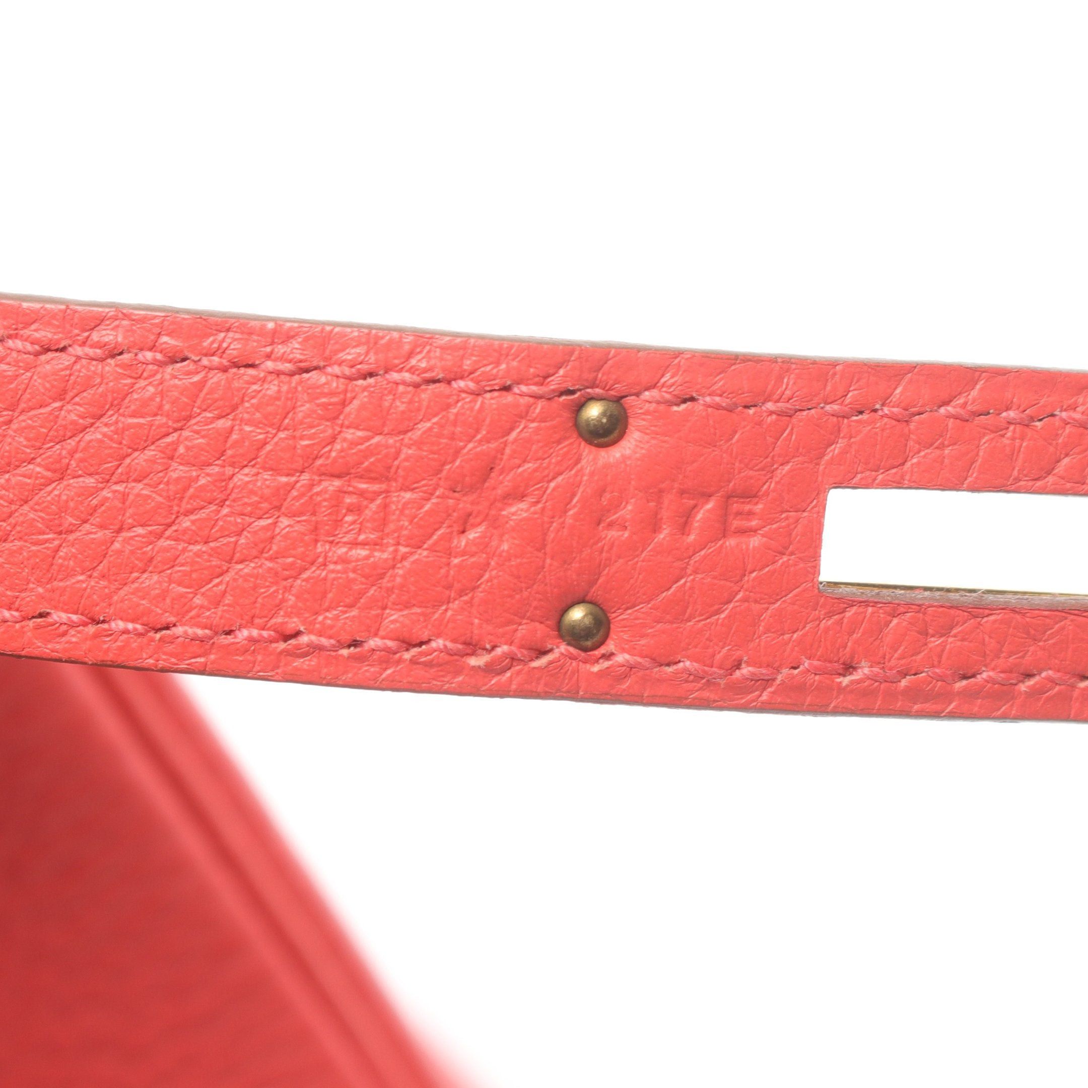 Hermes Hermes Birkin 30 Rose Jaipur Handbag Clemence Leather Coral Pink Gold Hardware □P Stamp Size ONE SIZE - 5 Thumbnail