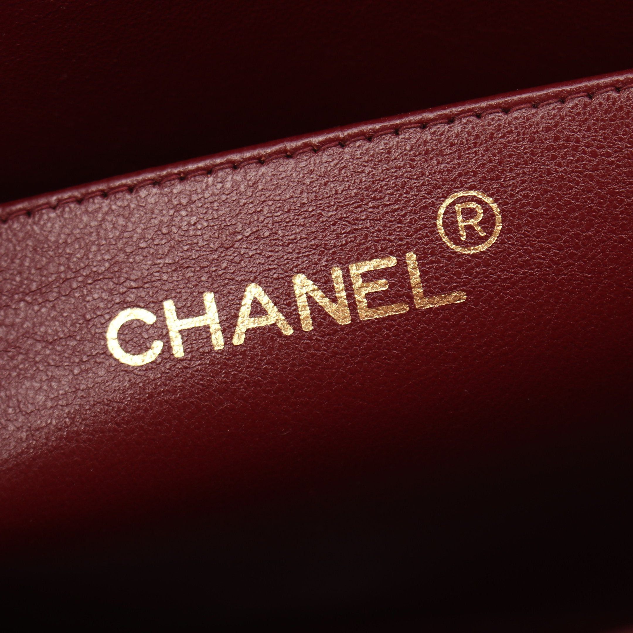 Chanel Chanel Decamatlassé 34 Double Chain Shoulder Bag Lambskin Black Gold Hardware Size ONE SIZE - 4 Thumbnail