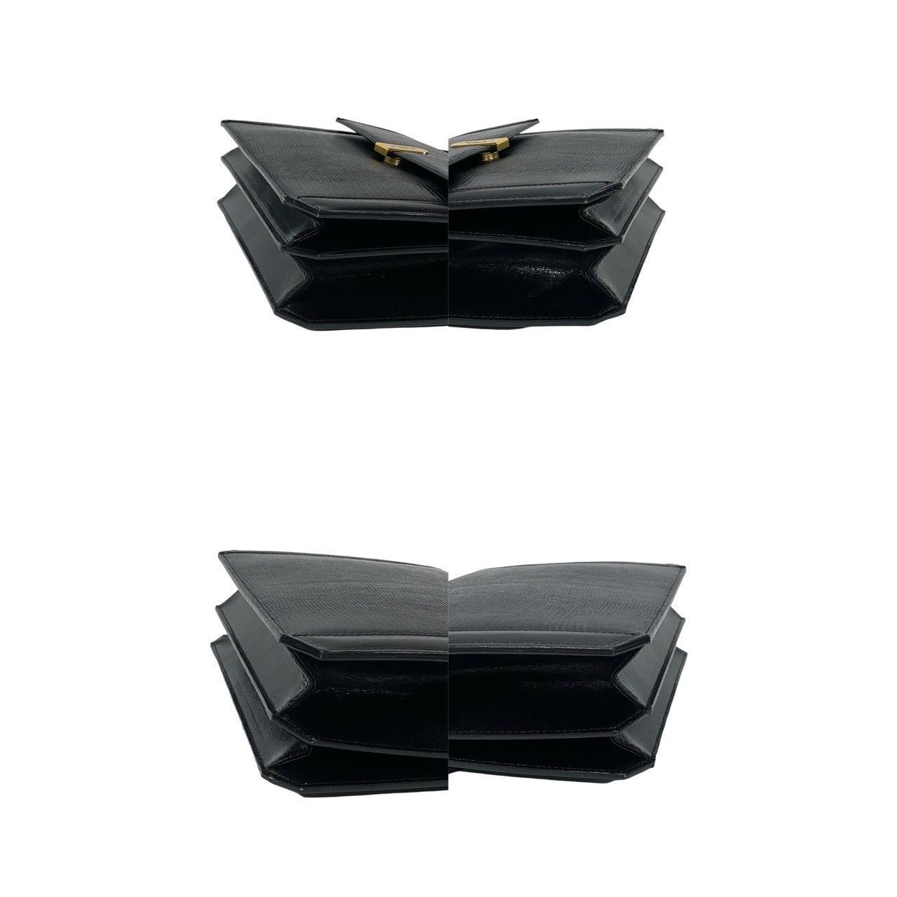 Yves Saint Laurent Yves Saint Laurent Shoulder Bag Black Leather Size ONE SIZE - 7 Thumbnail