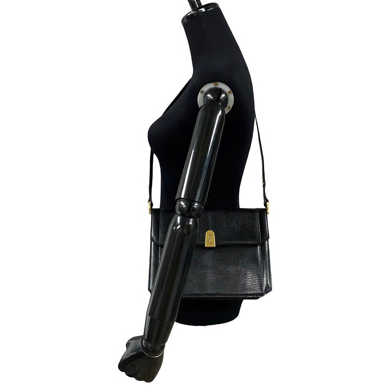 Yves Saint Laurent Yves Saint Laurent Shoulder Bag Black Leather Size ONE SIZE - 2 Thumbnail