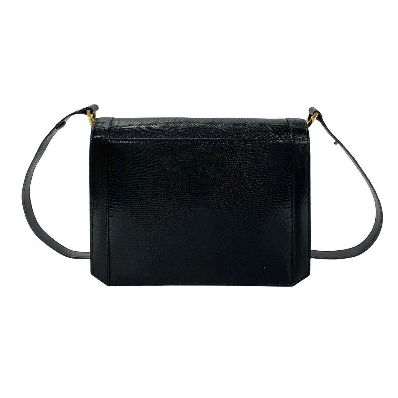 Yves Saint Laurent Yves Saint Laurent Shoulder Bag Black Leather Size ONE SIZE - 4 Thumbnail