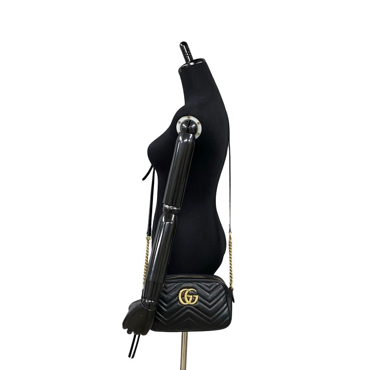 Gucci Gucci Shoulder Bag Black Leather Size ONE SIZE - 2 Thumbnail
