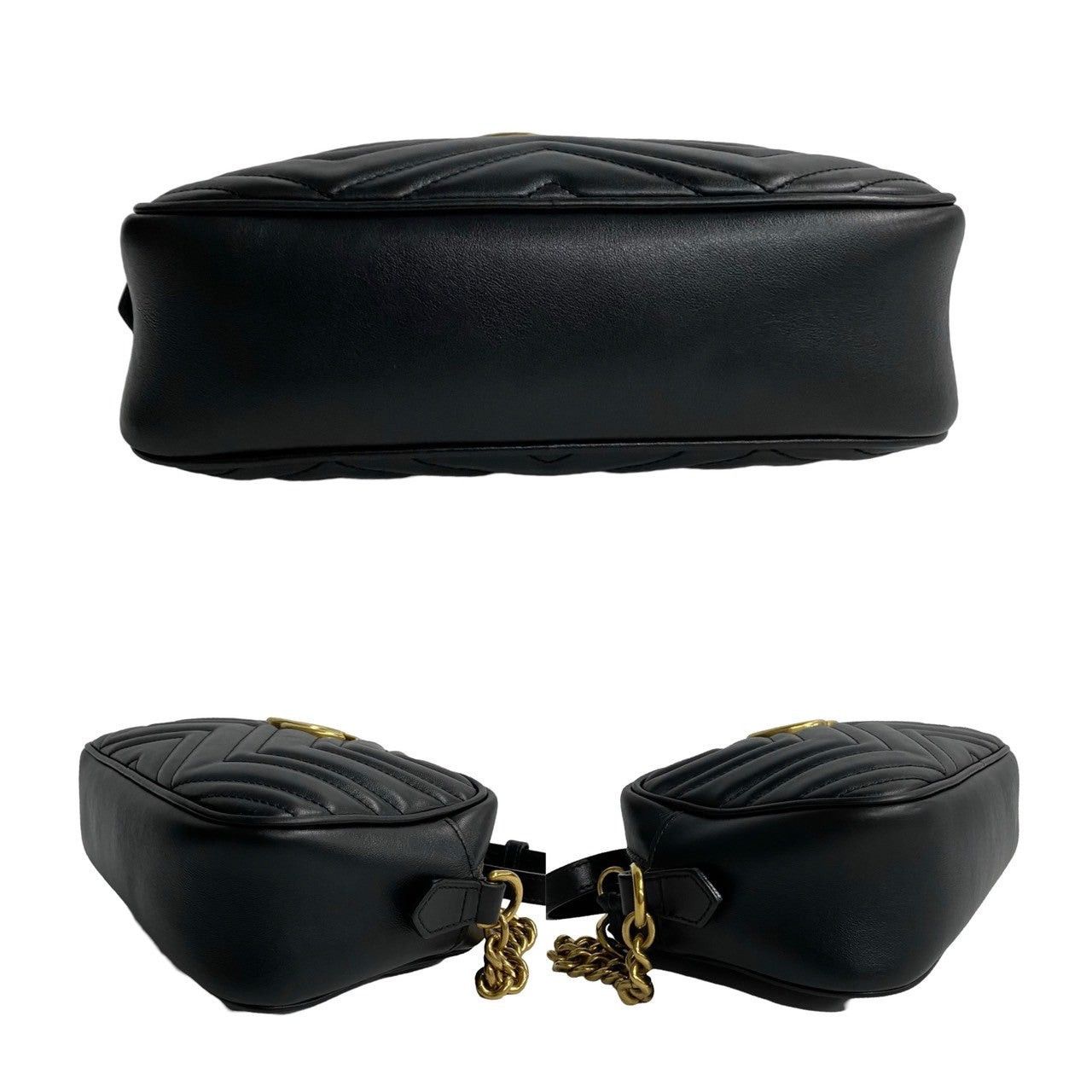 Gucci Gucci Shoulder Bag Black Leather Size ONE SIZE - 6 Thumbnail