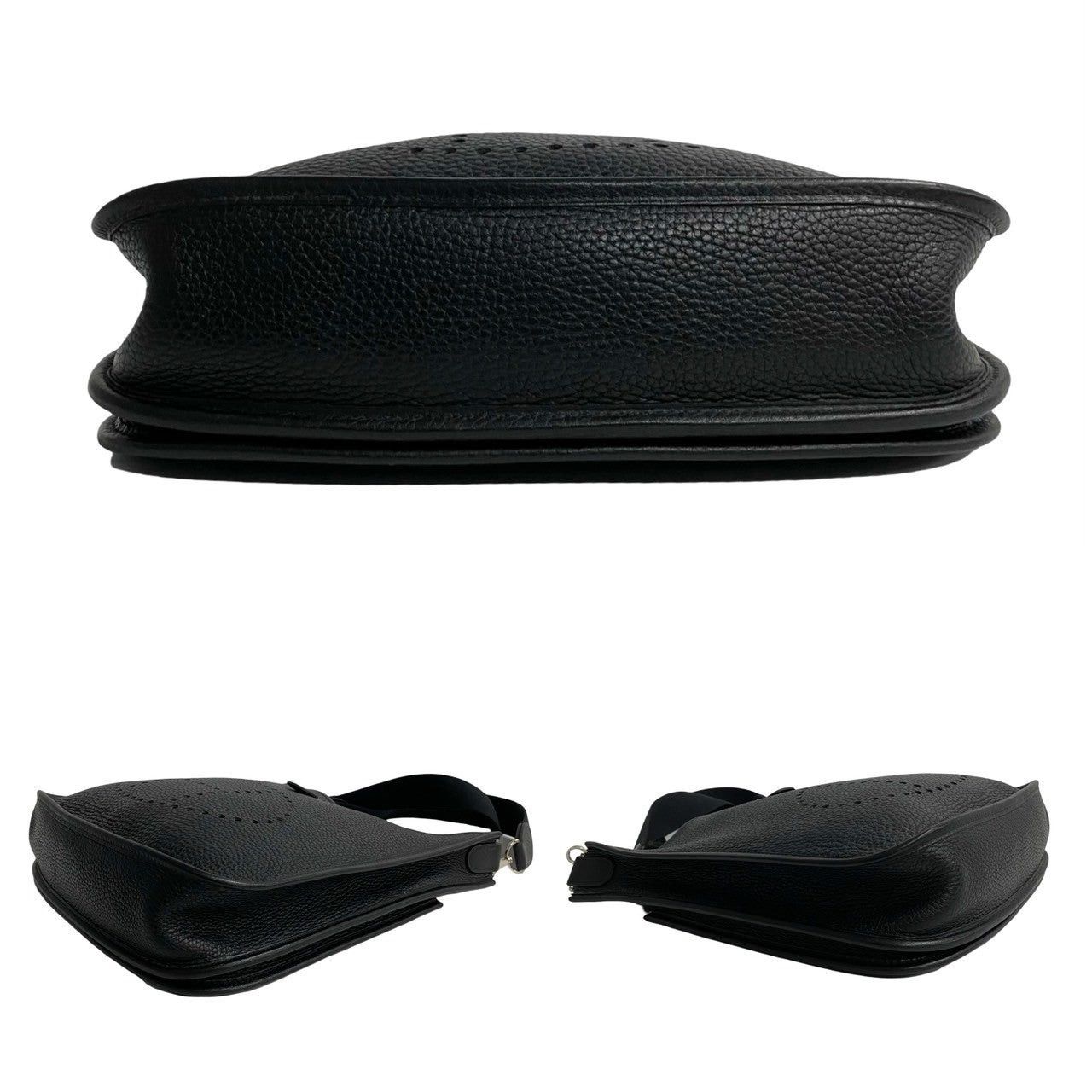 Hermes Hermes Shoulder Bag Black Leather Size ONE SIZE - 6 Thumbnail