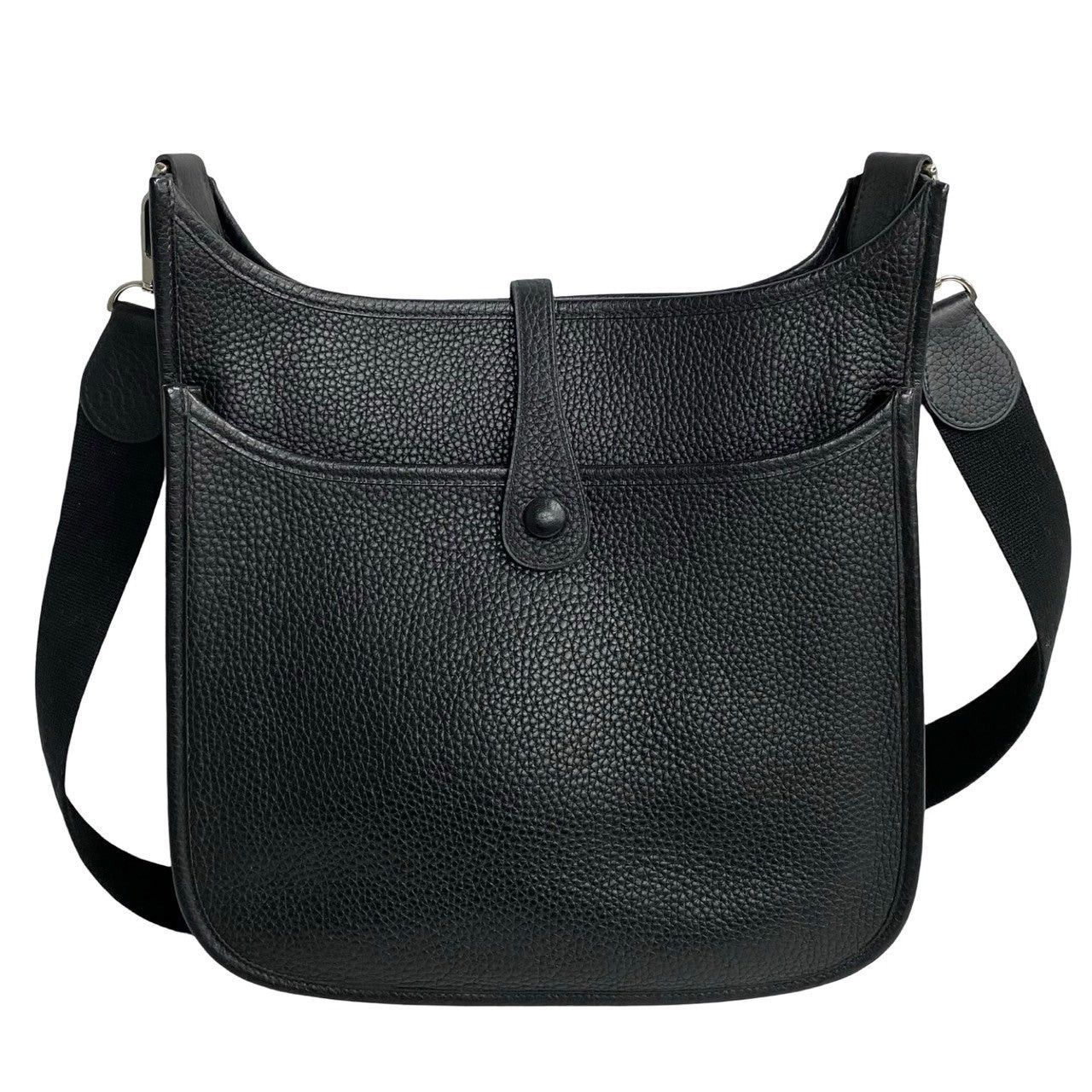 Hermes Hermes Shoulder Bag Black Leather Size ONE SIZE - 4 Thumbnail