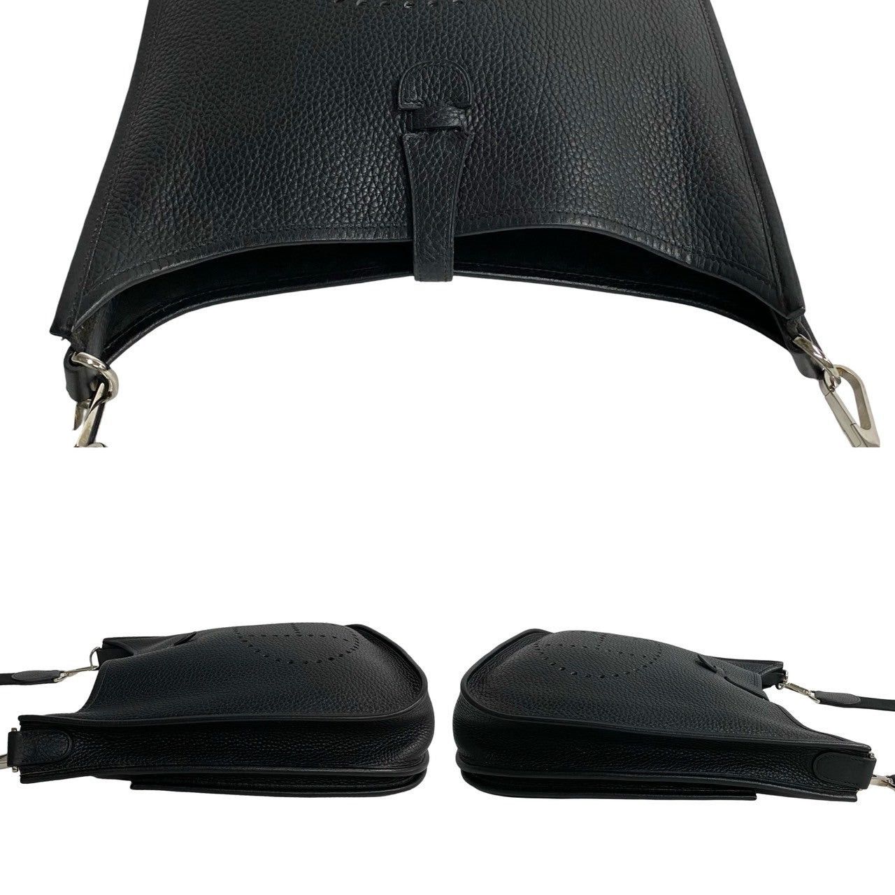 Hermes Hermes Shoulder Bag Black Leather Size ONE SIZE - 5 Thumbnail