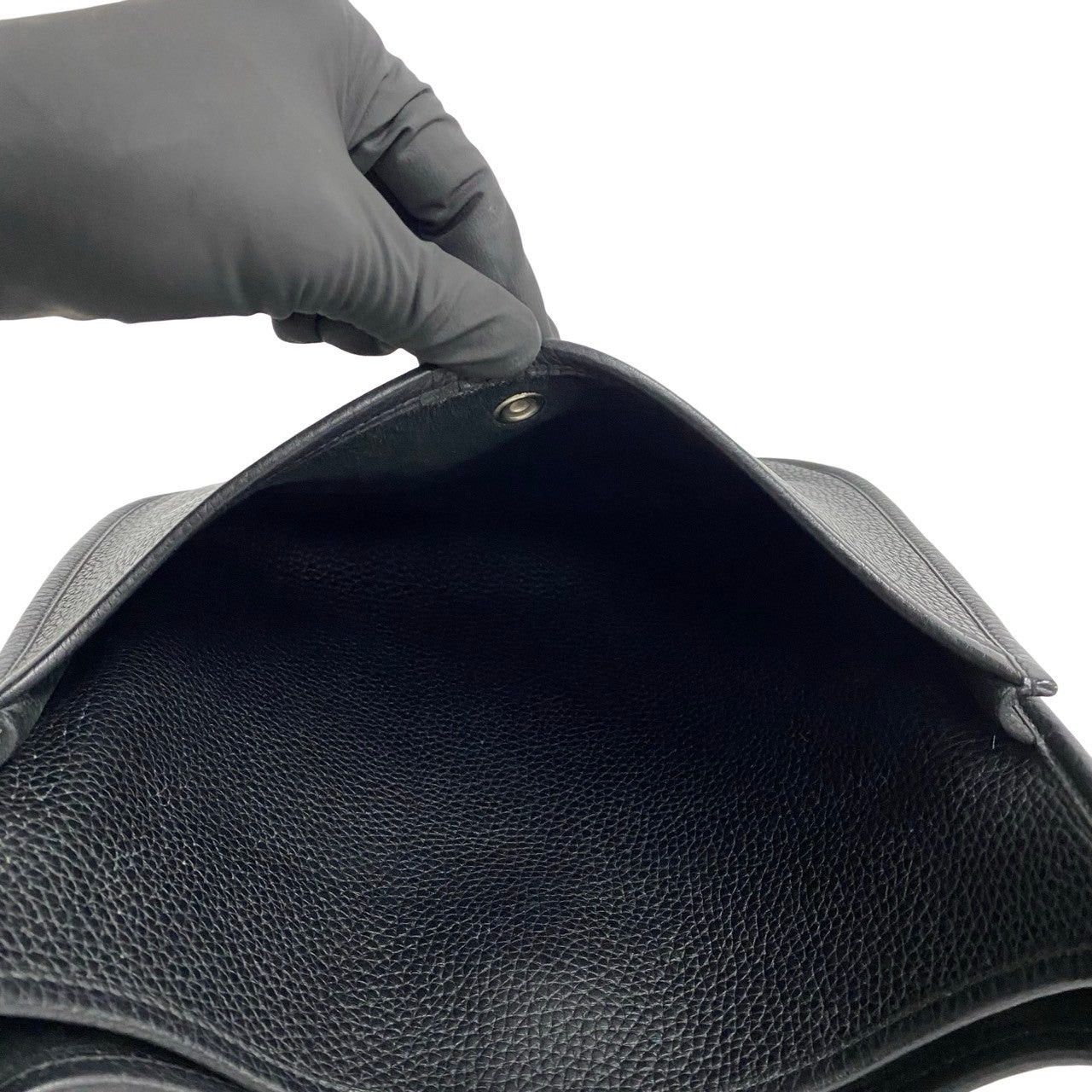 Hermes Hermes Shoulder Bag Black Leather Size ONE SIZE - 9 Thumbnail