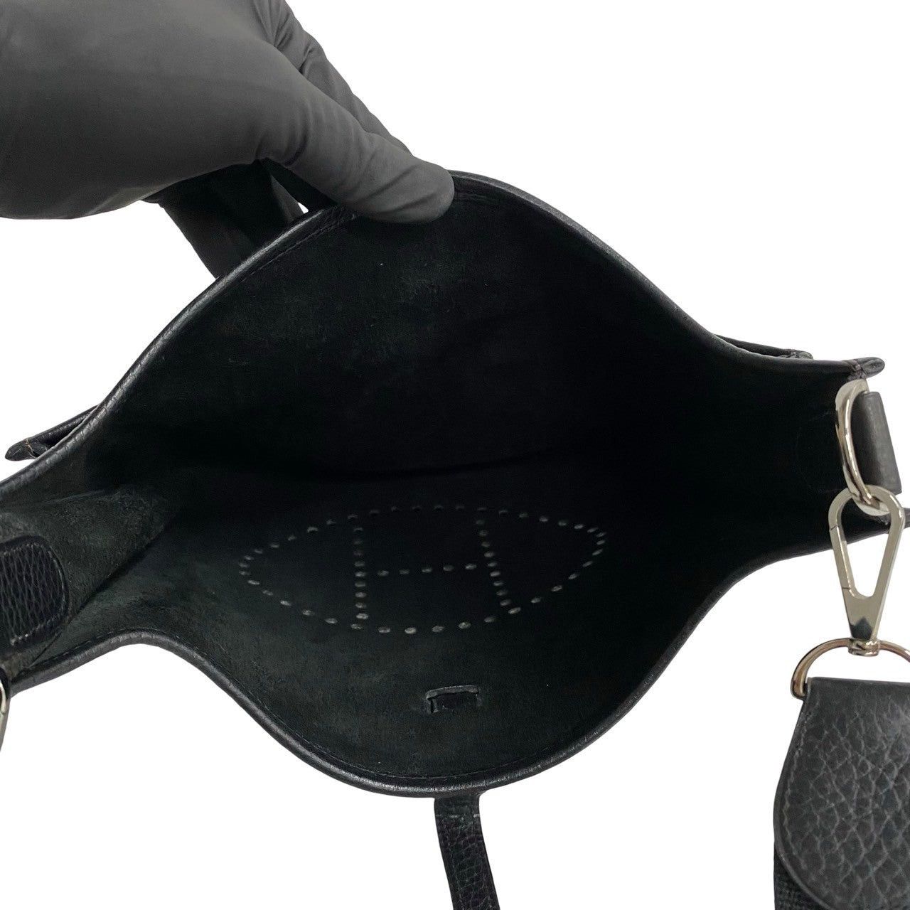 Hermes Hermes Shoulder Bag Black Leather Size ONE SIZE - 8 Thumbnail