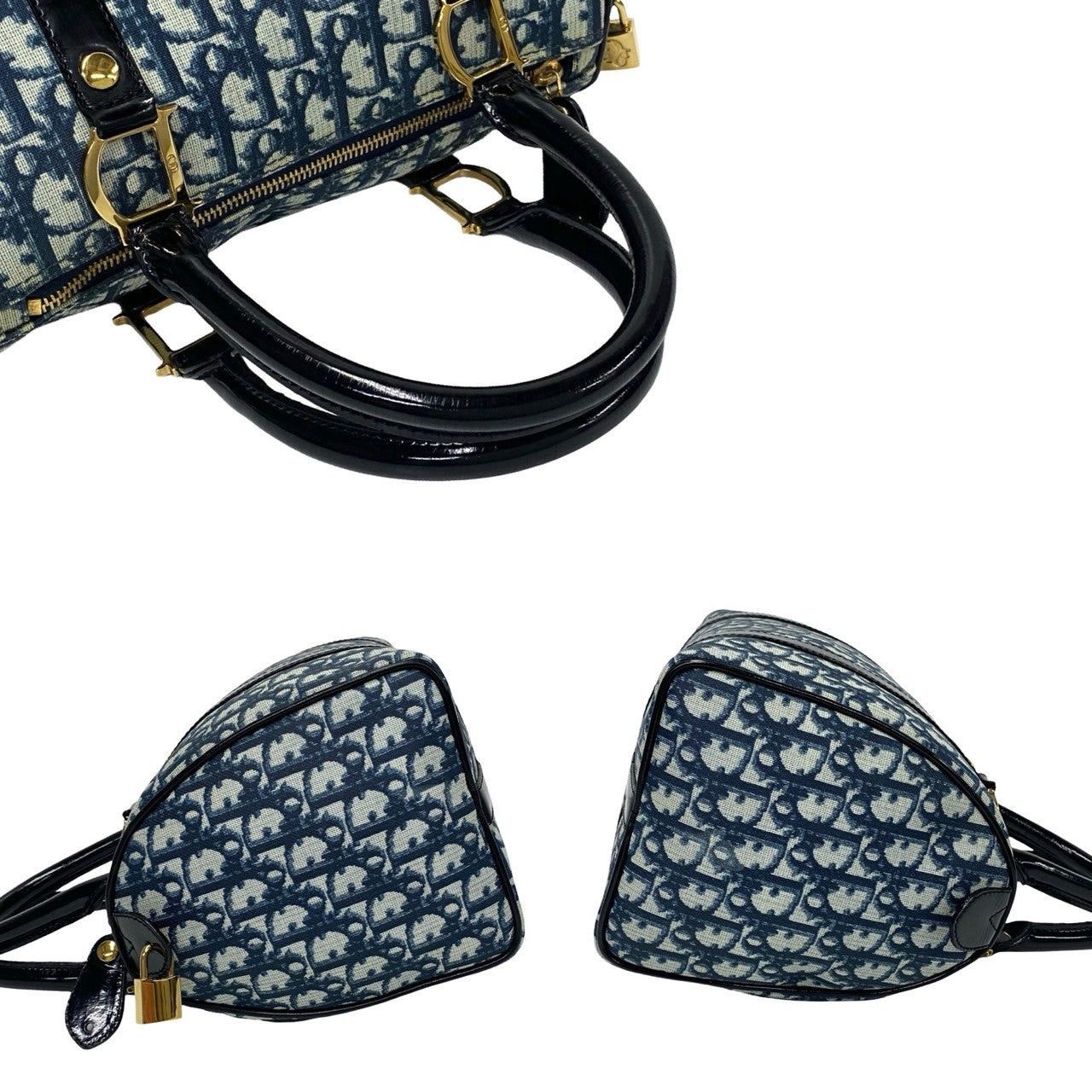 Dior Dior Handbag Navy Leather Size ONE SIZE - 5 Thumbnail