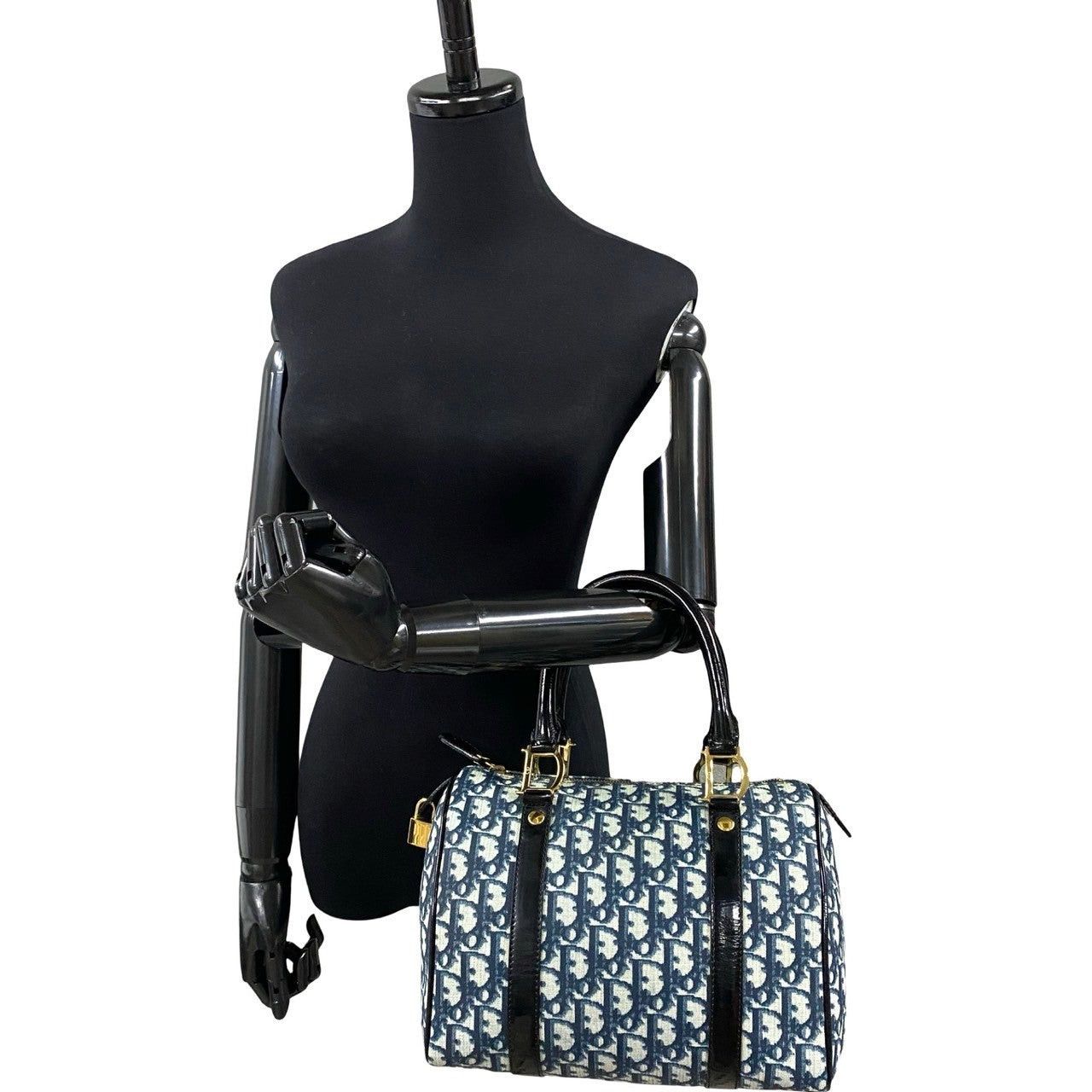 Dior Dior Handbag Navy Leather Size ONE SIZE - 2 Thumbnail