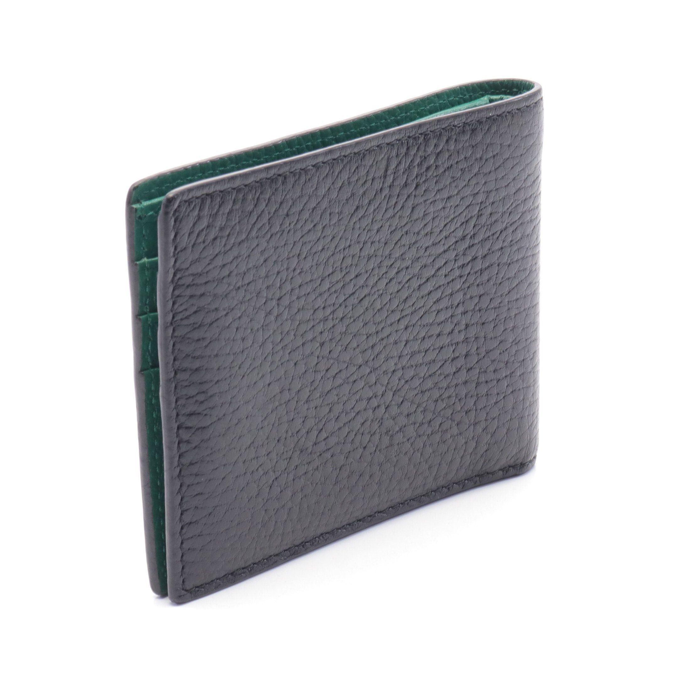Gucci Gucci Interlocking G Bi-Fold Wallet Leather Black Size ONE SIZE - 2 Thumbnail