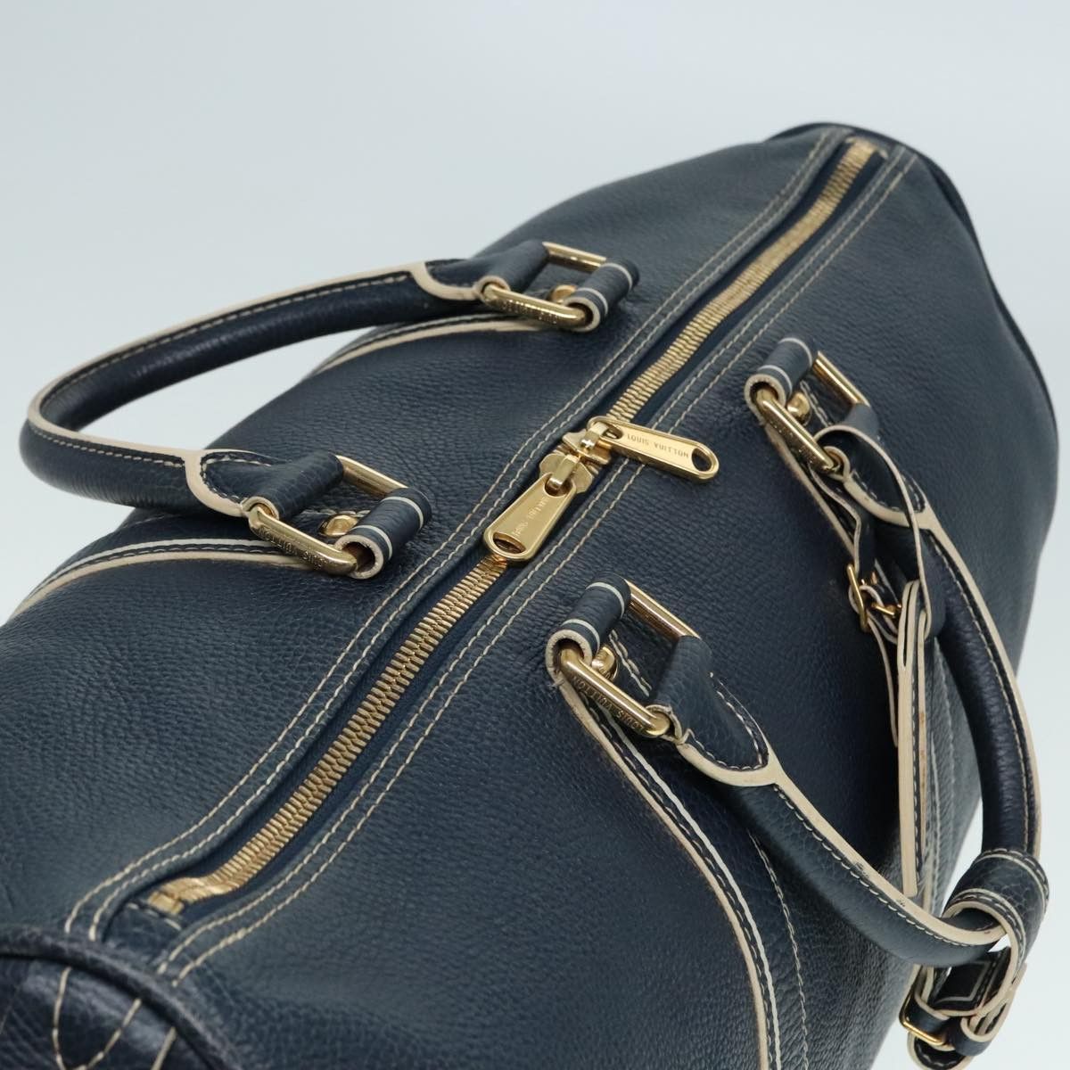 Louis Vuitton Keepall 50 Navy Leather Travel Bag (Pre-Owned) Size ONE SIZE - 5 Thumbnail