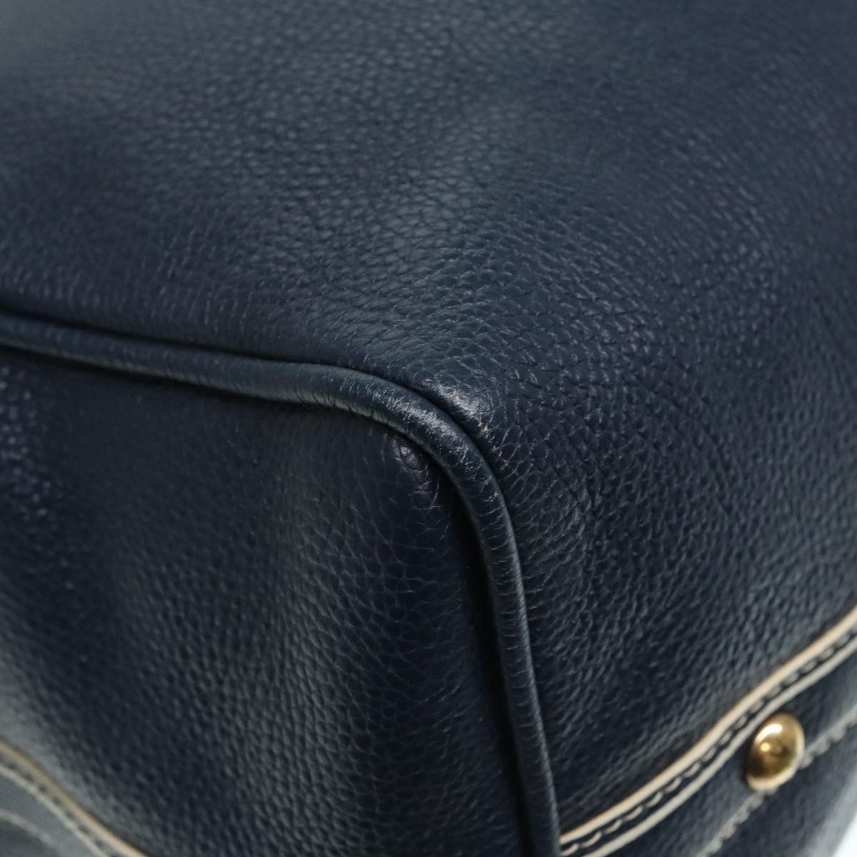 Louis Vuitton Keepall 50 Navy Leather Travel Bag (Pre-Owned) Size ONE SIZE - 15 Thumbnail