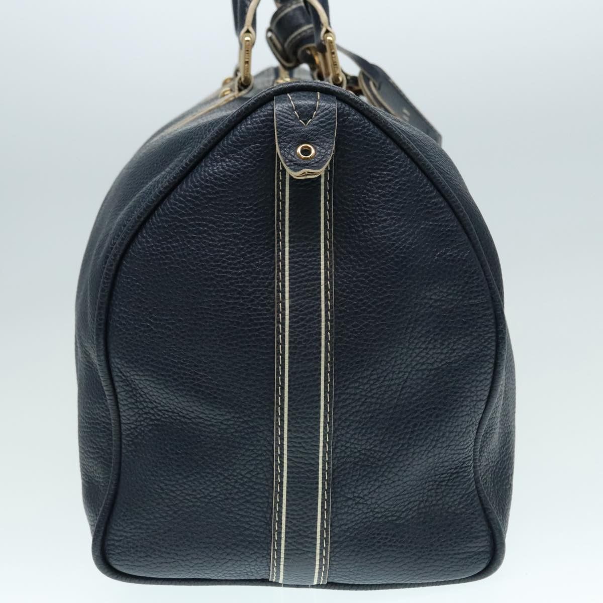 Louis Vuitton Keepall 50 Navy Leather Travel Bag (Pre-Owned) Size ONE SIZE - 4 Thumbnail