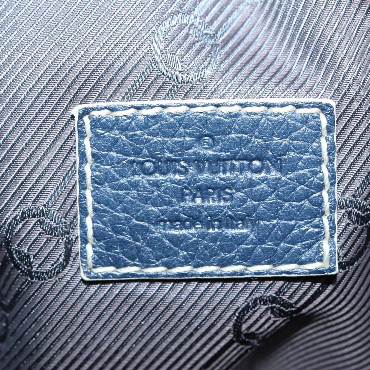 Louis Vuitton Keepall 50 Navy Leather Travel Bag (Pre-Owned) Size ONE SIZE - 10 Thumbnail