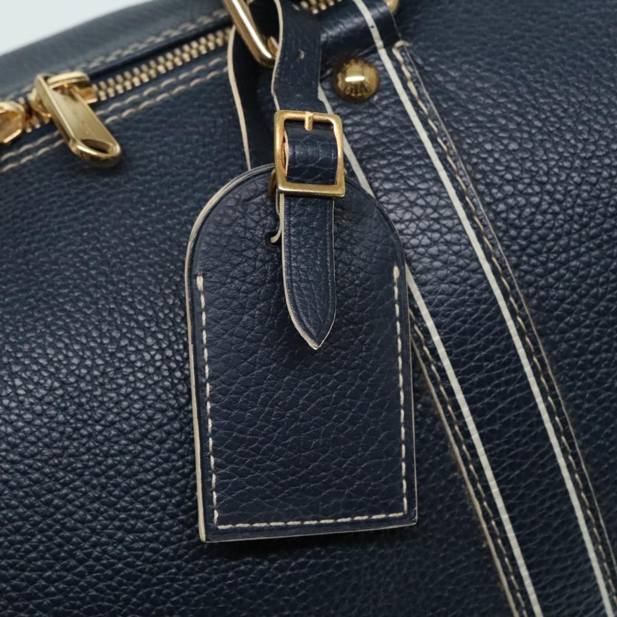 Louis Vuitton Keepall 50 Navy Leather Travel Bag (Pre-Owned) Size ONE SIZE - 17 Thumbnail