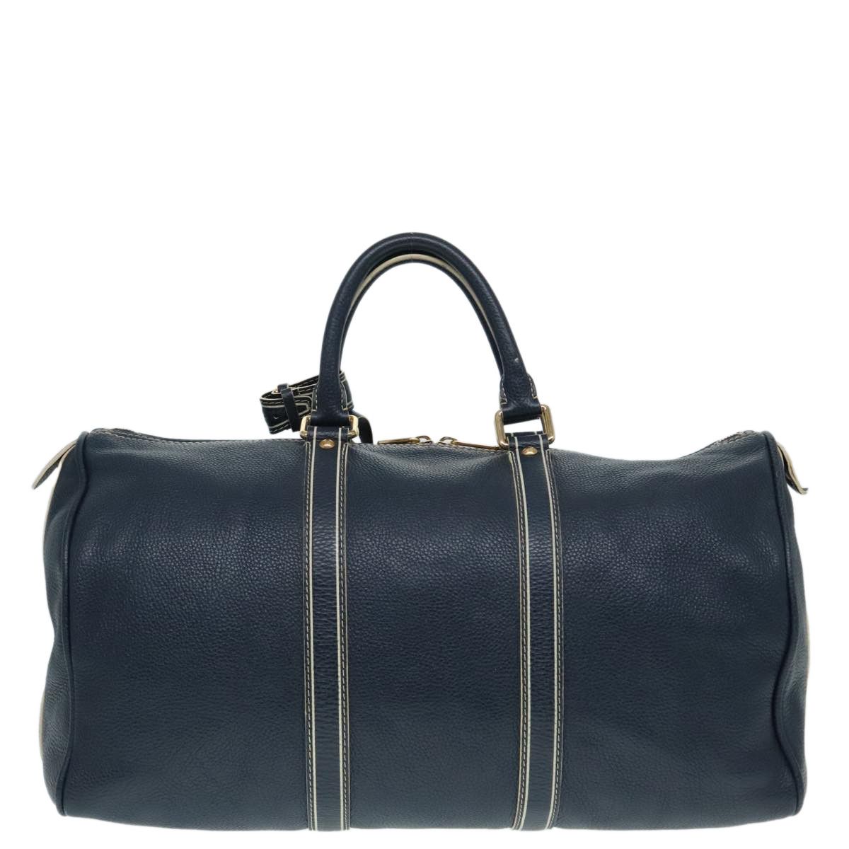 Louis Vuitton Keepall 50 Navy Leather Travel Bag (Pre-Owned) Size ONE SIZE - 2 Thumbnail