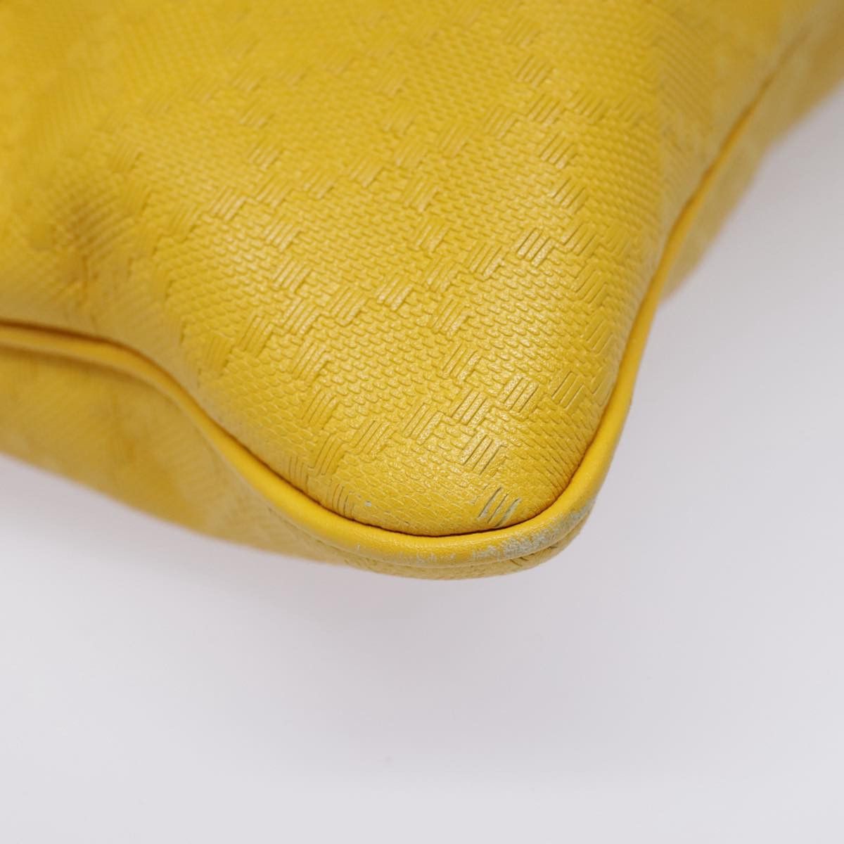 Gucci Diamantissima Yellow Leather Shoulder Bag (Pre-Owned) Size ONE SIZE - 8 Thumbnail