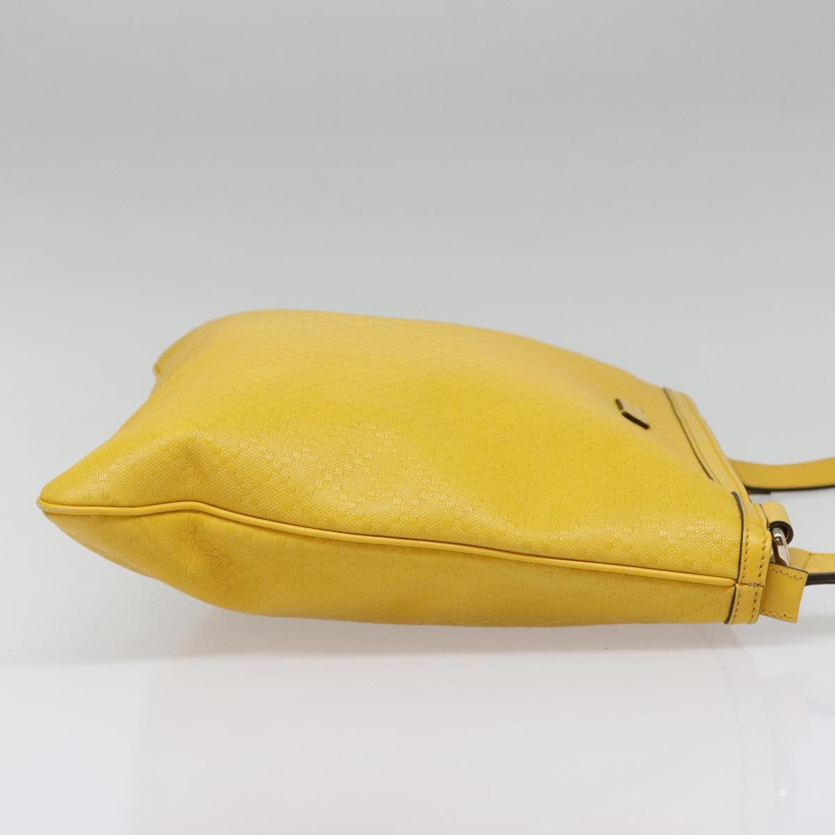 Gucci Diamantissima Yellow Leather Shoulder Bag (Pre-Owned) Size ONE SIZE - 4 Thumbnail