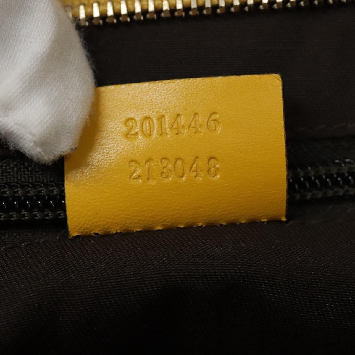 Gucci Diamantissima Yellow Leather Shoulder Bag (Pre-Owned) Size ONE SIZE - 13 Thumbnail