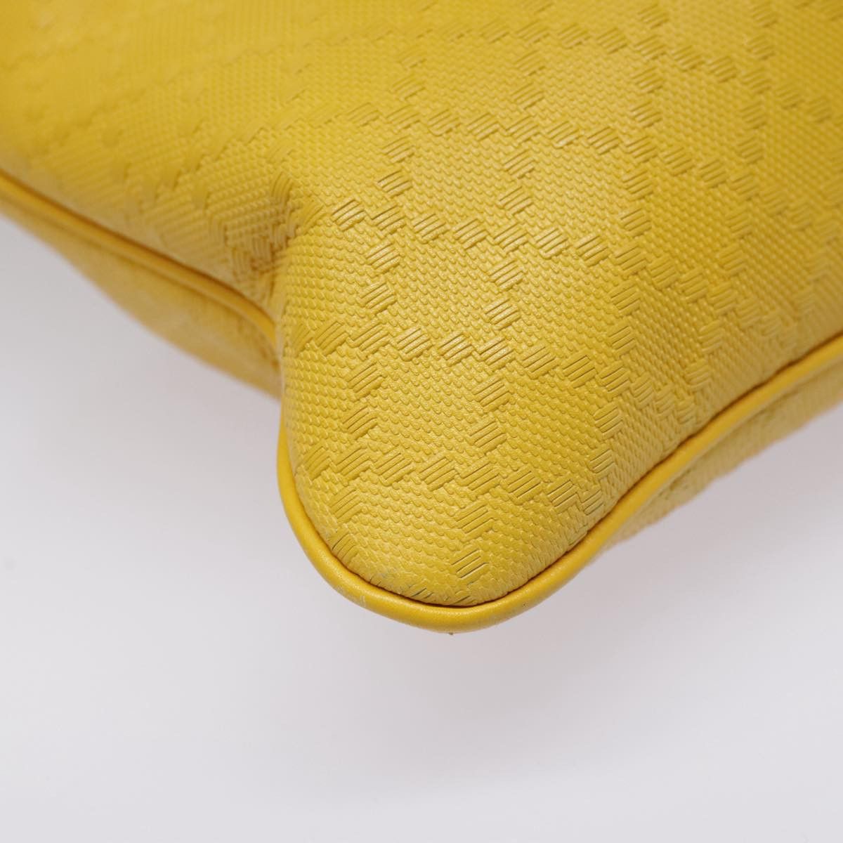 Gucci Diamantissima Yellow Leather Shoulder Bag (Pre-Owned) Size ONE SIZE - 6 Thumbnail