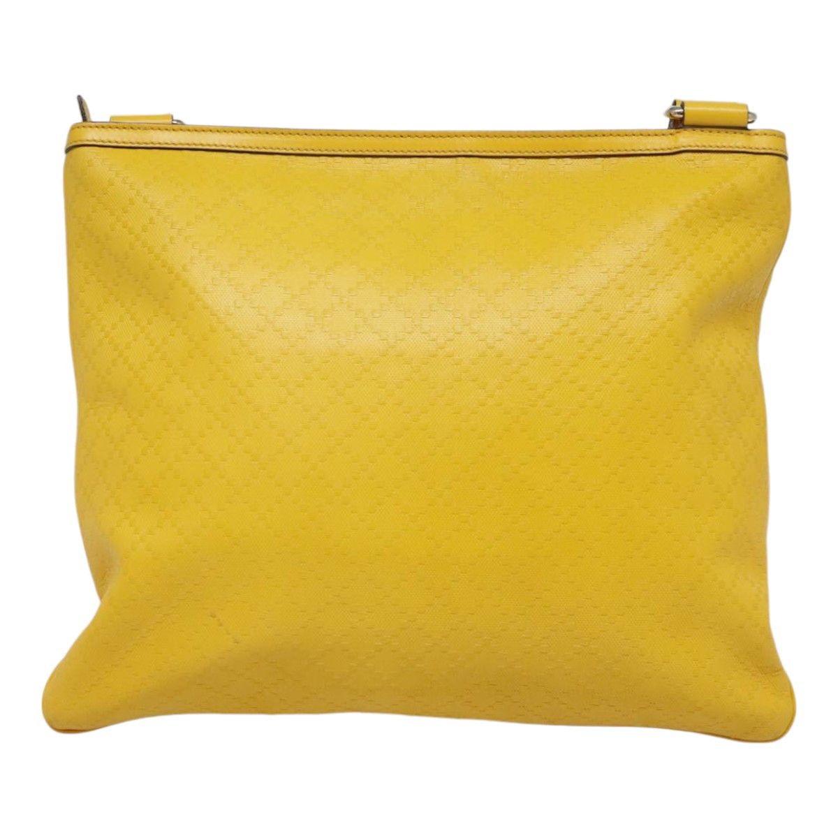 Gucci Diamantissima Yellow Leather Shoulder Bag (Pre-Owned) Size ONE SIZE - 2 Thumbnail