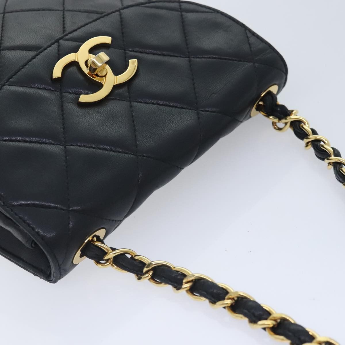 Chanel Bicolore Black Leather Shoulder Bag (Pre-Owned) Size ONE SIZE - 15 Thumbnail