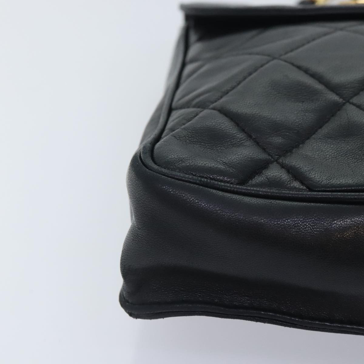 Chanel Bicolore Black Leather Shoulder Bag (Pre-Owned) Size ONE SIZE - 7 Thumbnail
