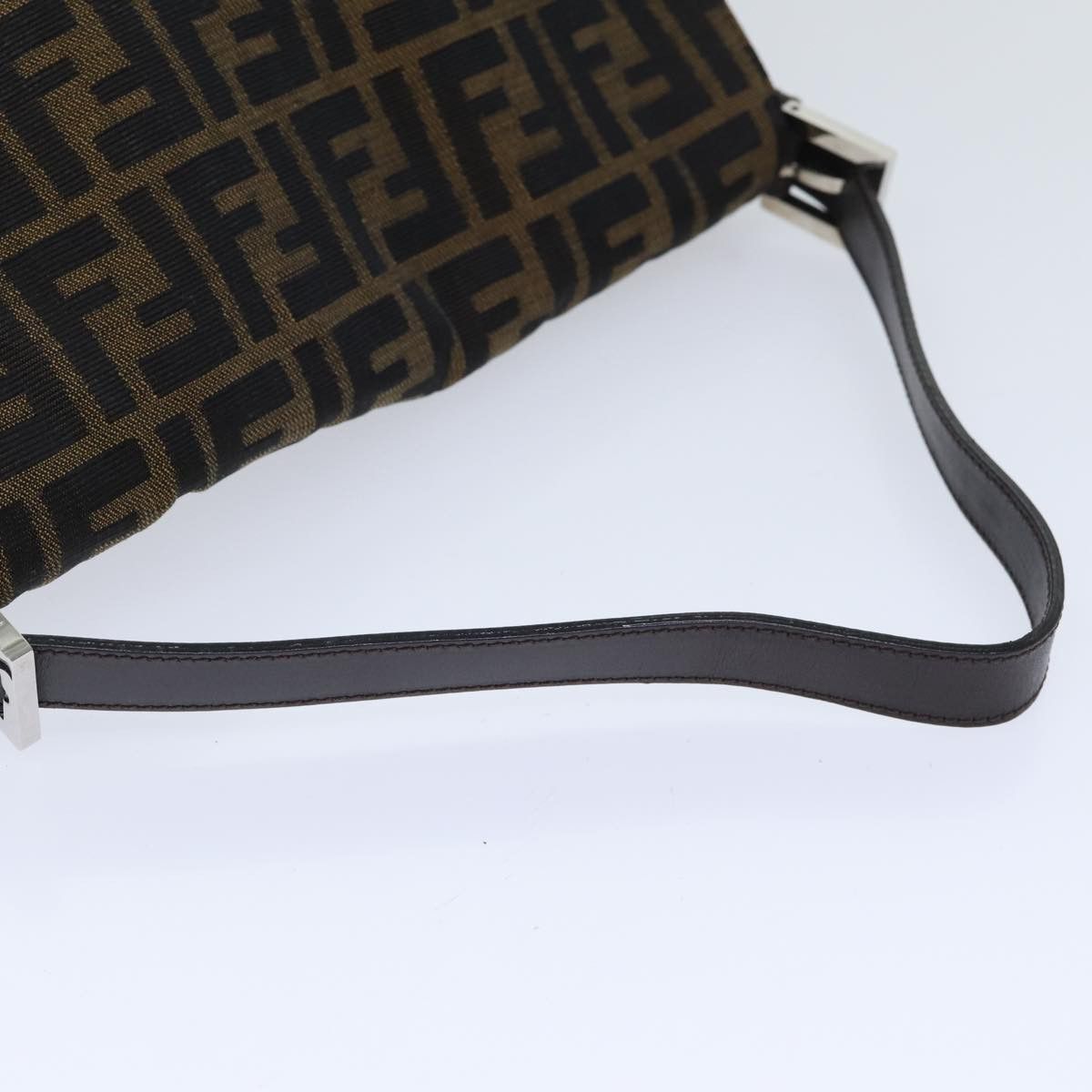Fendi Mamma Baguette Brown Canvas Shoulder Bag (Pre-Owned) Size ONE SIZE - 5 Thumbnail