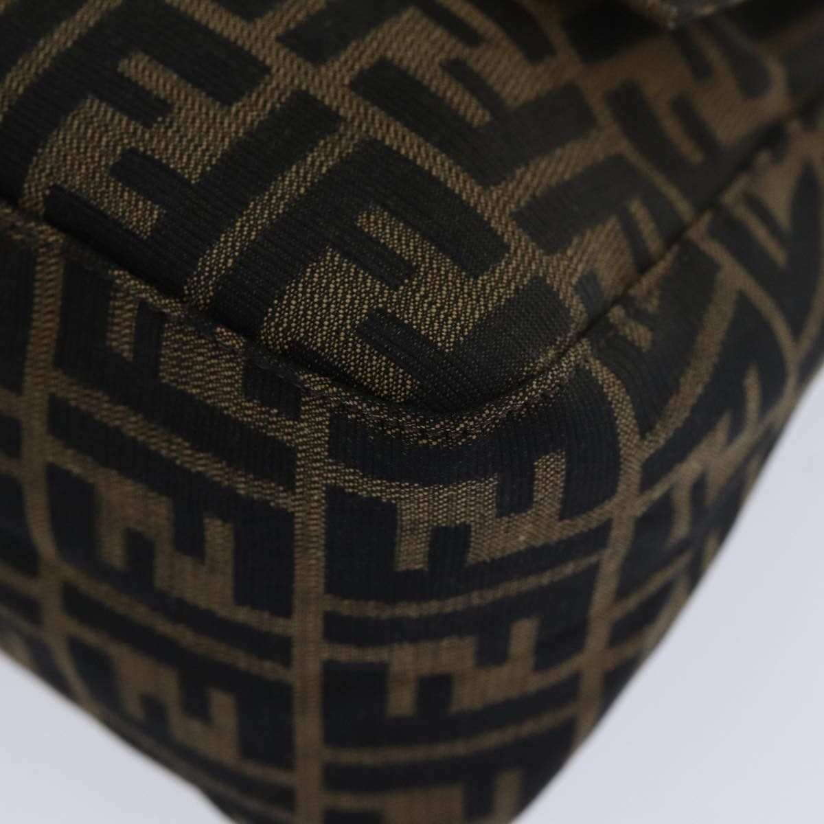 Fendi Mamma Baguette Brown Canvas Shoulder Bag (Pre-Owned) Size ONE SIZE - 6 Thumbnail