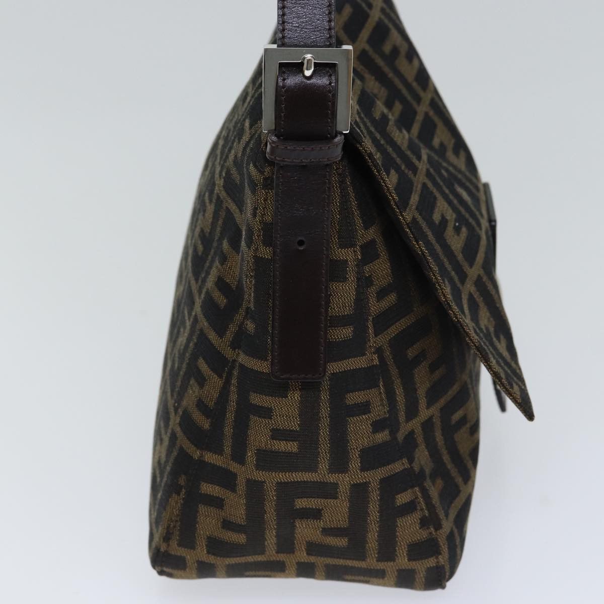 Fendi Mamma Baguette Brown Canvas Shoulder Bag (Pre-Owned) Size ONE SIZE - 4 Thumbnail
