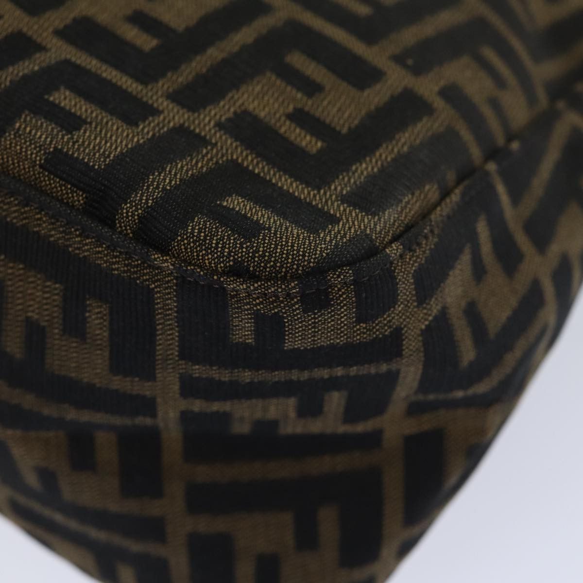 Fendi Mamma Baguette Brown Canvas Shoulder Bag (Pre-Owned) Size ONE SIZE - 8 Thumbnail