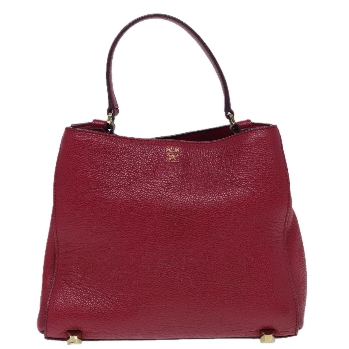 MCM Burgundy Leather Handbag (Pre-Owned) Size ONE SIZE - 20 Thumbnail