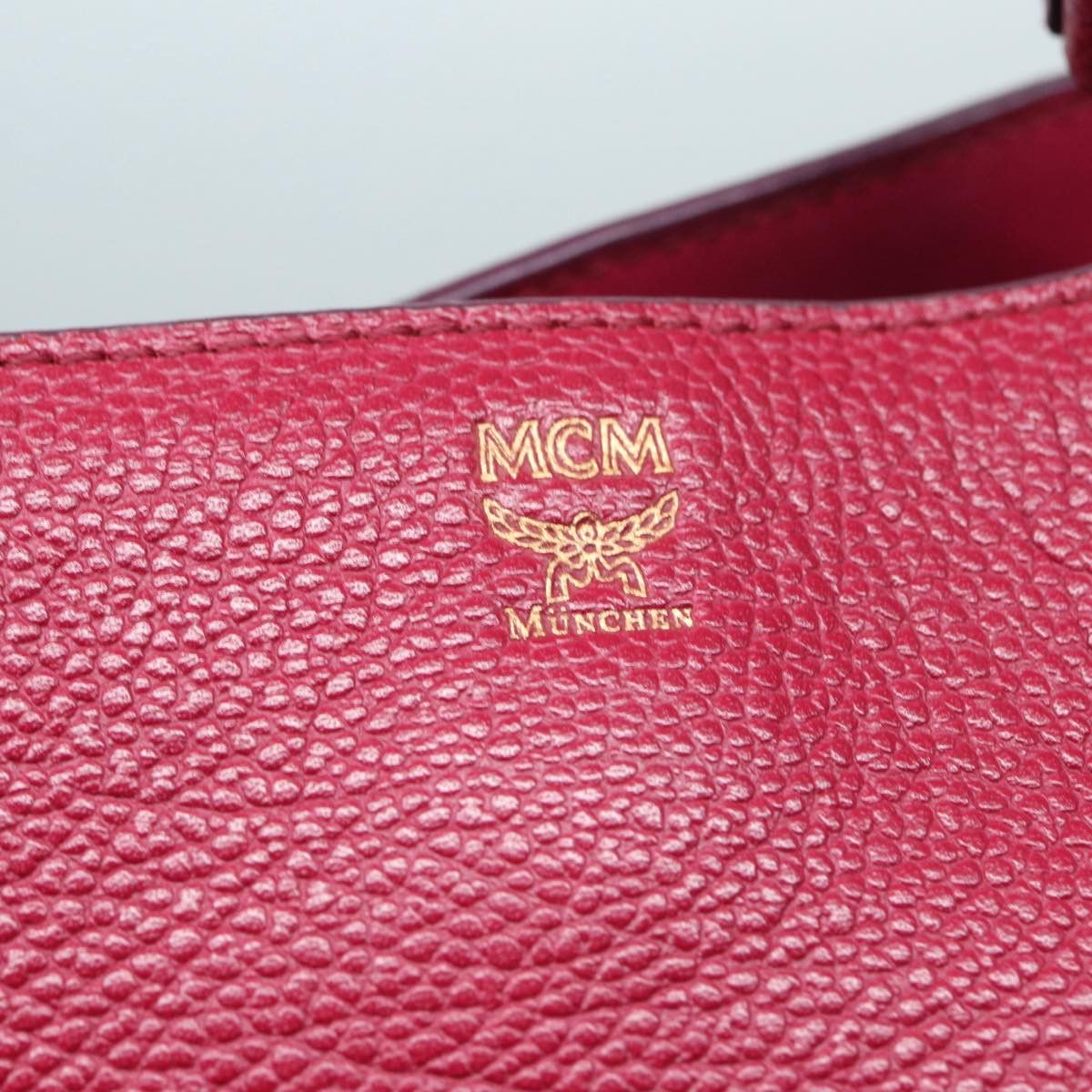 MCM Burgundy Leather Handbag (Pre-Owned) Size ONE SIZE - 14 Thumbnail