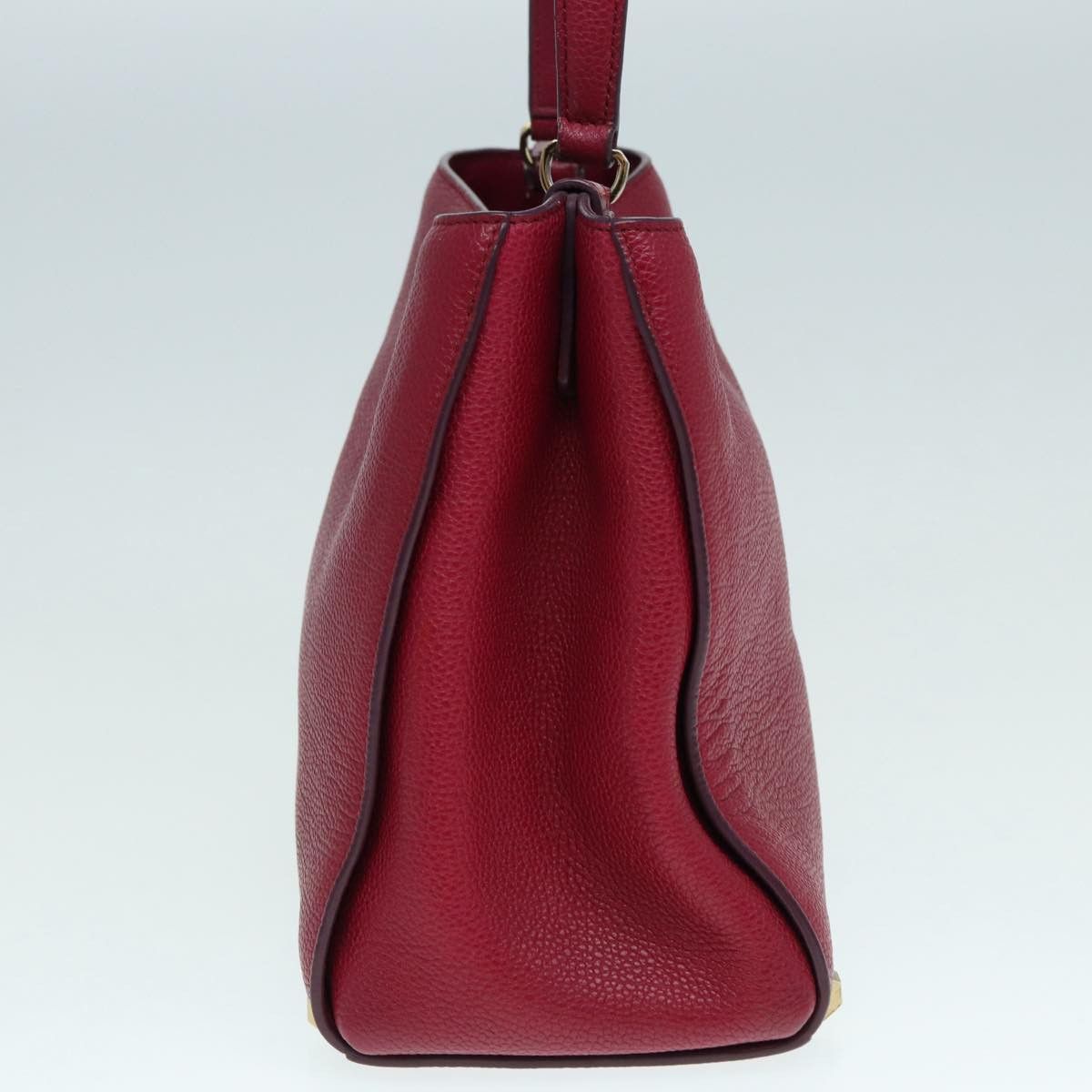 MCM Burgundy Leather Handbag (Pre-Owned) Size ONE SIZE - 4 Thumbnail