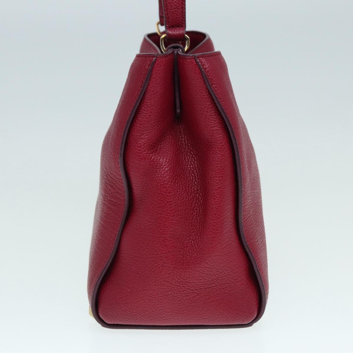 MCM Burgundy Leather Handbag (Pre-Owned) Size ONE SIZE - 3 Thumbnail