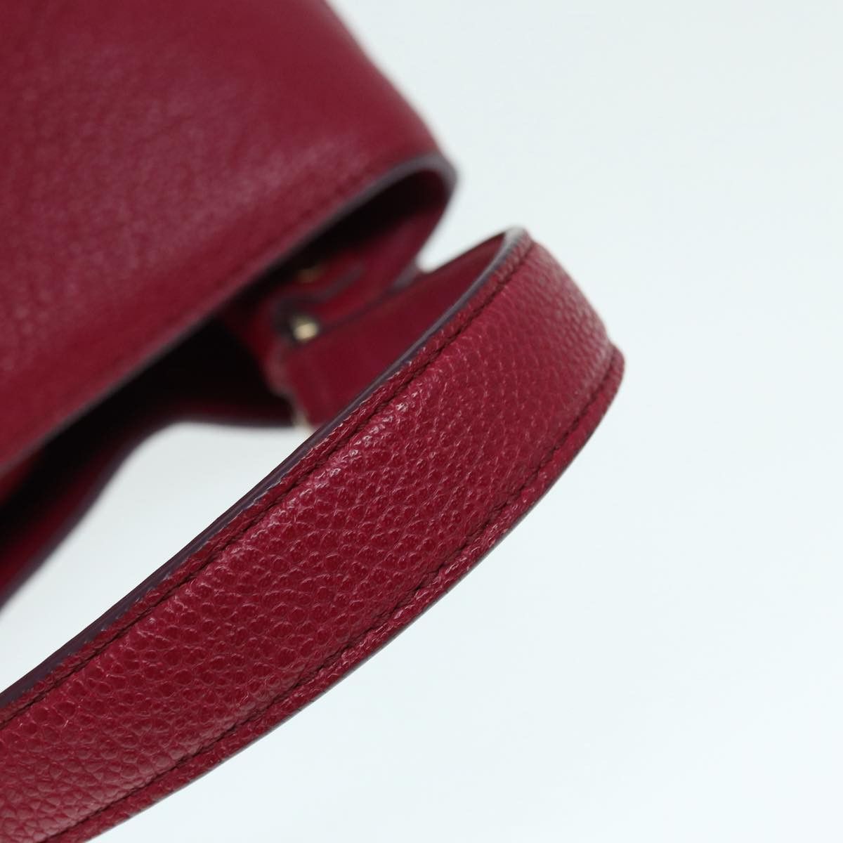 MCM Burgundy Leather Handbag (Pre-Owned) Size ONE SIZE - 5 Thumbnail