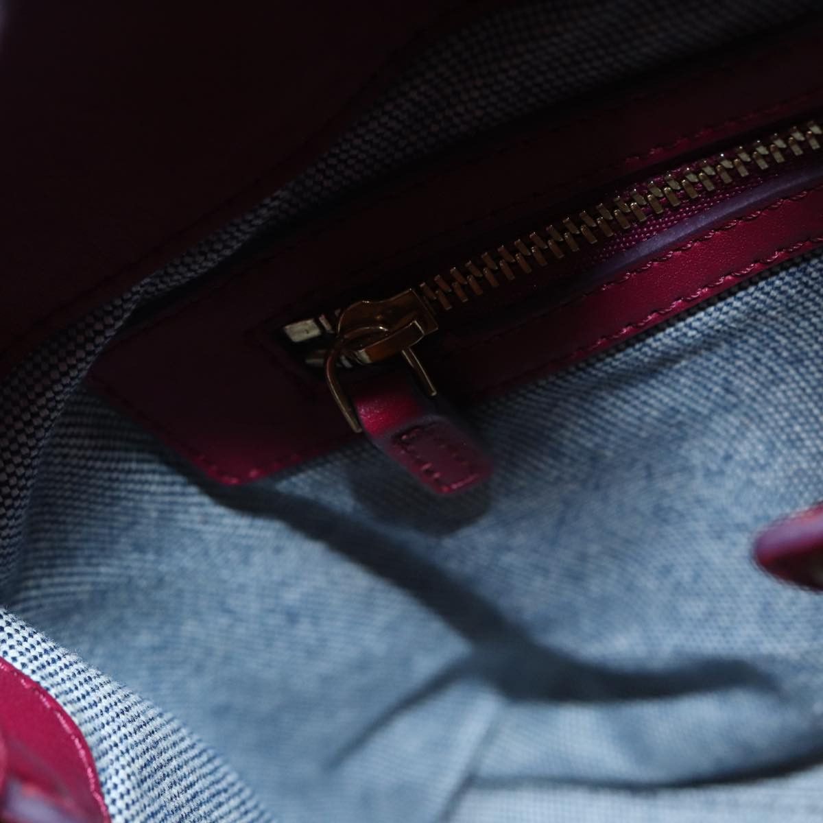 MCM Burgundy Leather Handbag (Pre-Owned) Size ONE SIZE - 11 Thumbnail