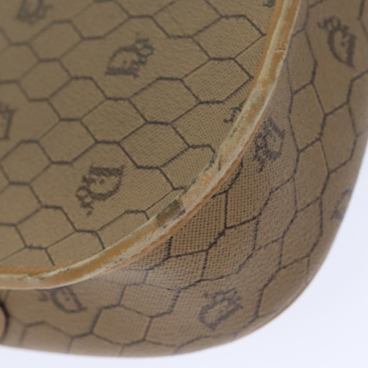 Dior Honeycomb Brown Canvas Shoulder Bag (Pre-Owned) Size ONE SIZE - 9 Thumbnail