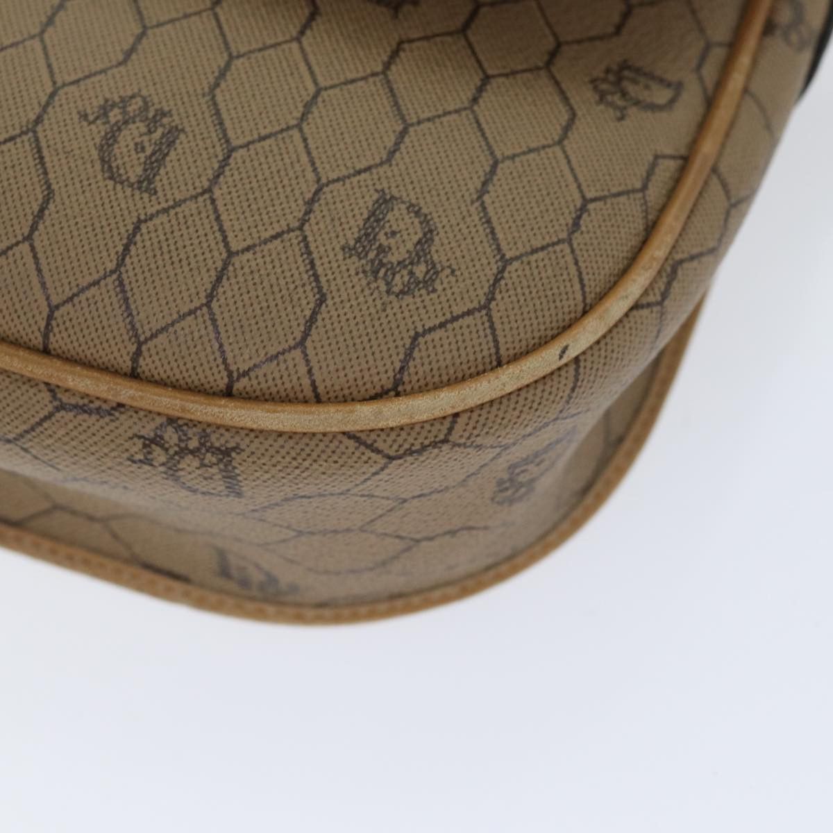 Dior Honeycomb Brown Canvas Shoulder Bag (Pre-Owned) Size ONE SIZE - 6 Thumbnail