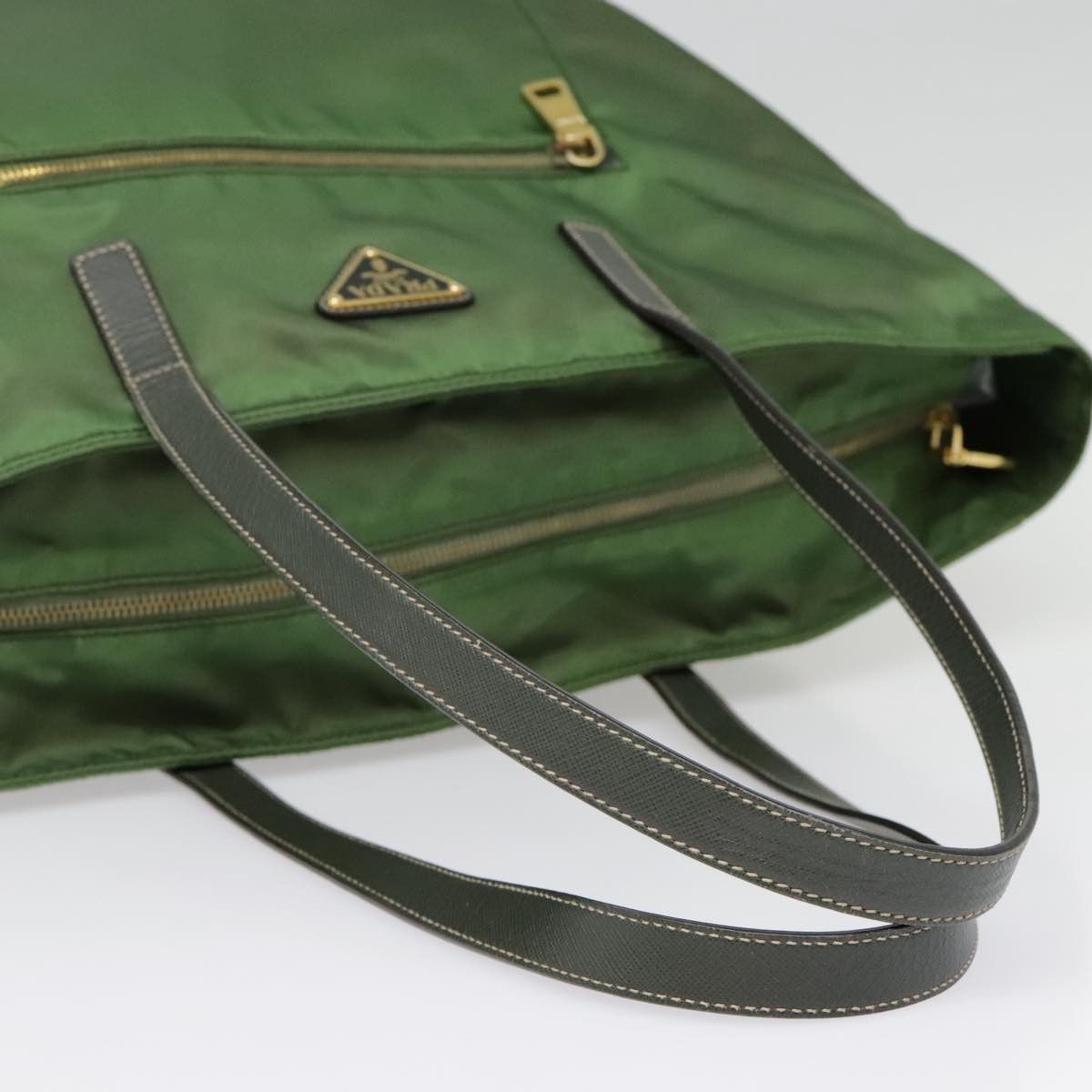 Prada Re-Edition Khaki Synthetic Tote Bag (Pre-Owned) Size ONE SIZE - 5 Thumbnail