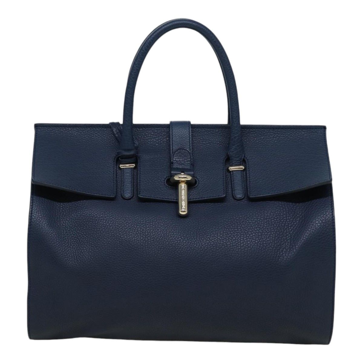 Balenciaga Tube Navy Leather Handbag (Pre-Owned) Size ONE SIZE - 16 Thumbnail