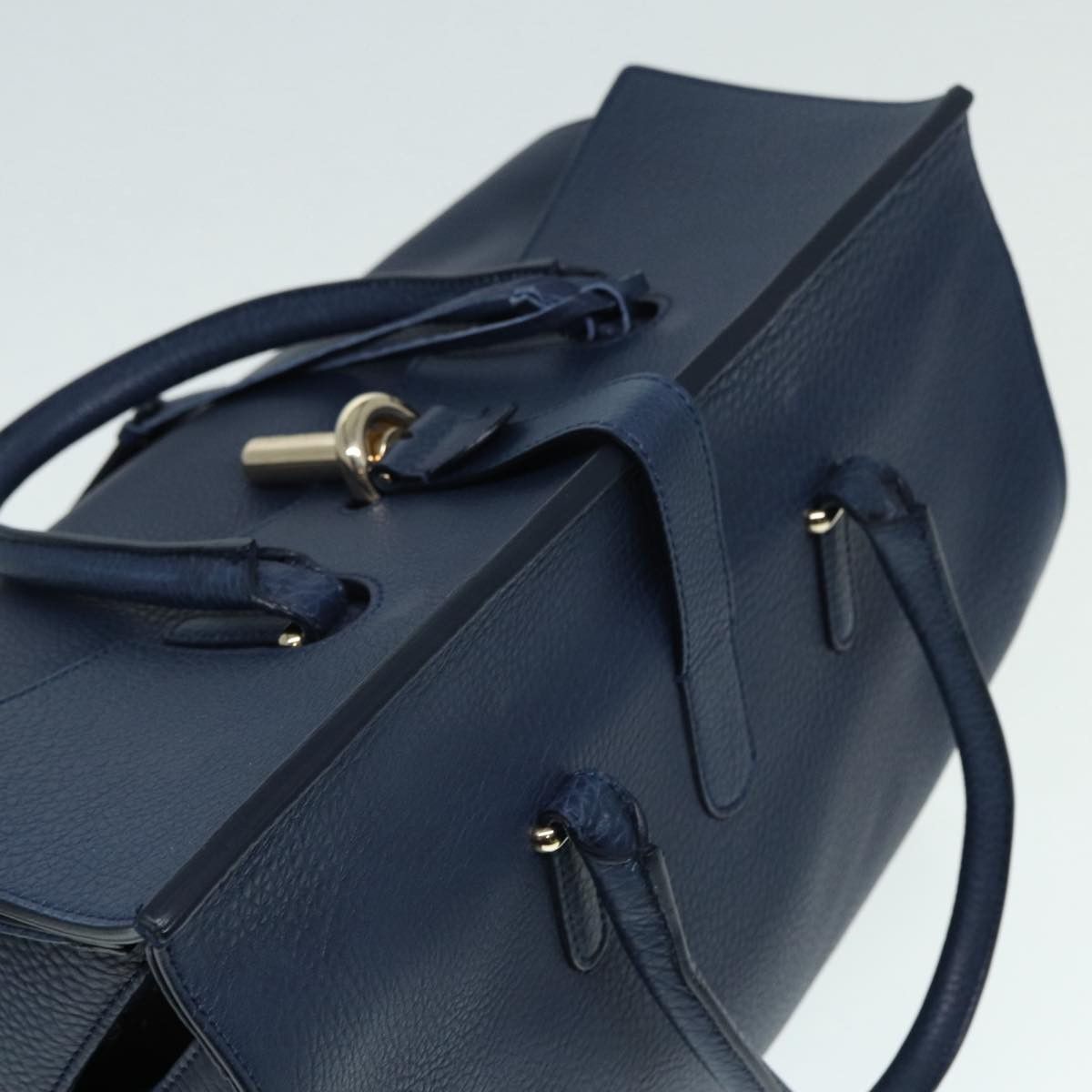 Balenciaga Tube Navy Leather Handbag (Pre-Owned) Size ONE SIZE - 19 Thumbnail