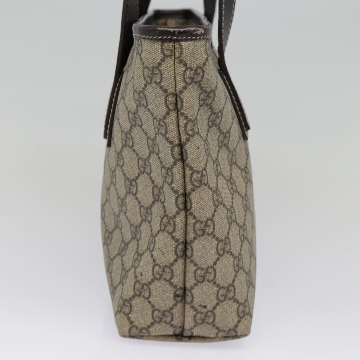 Gucci Gg Supreme Beige Canvas Tote Bag (Pre-Owned) Size ONE SIZE - 3 Thumbnail