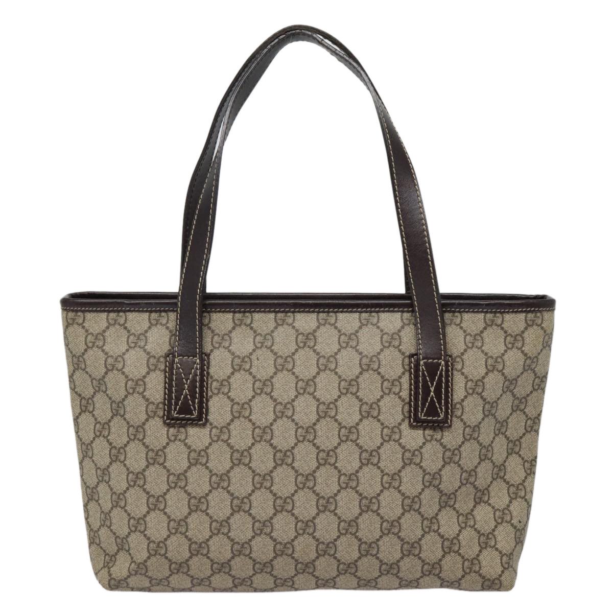 Gucci Gg Supreme Beige Canvas Tote Bag (Pre-Owned) Size ONE SIZE - 2 Thumbnail