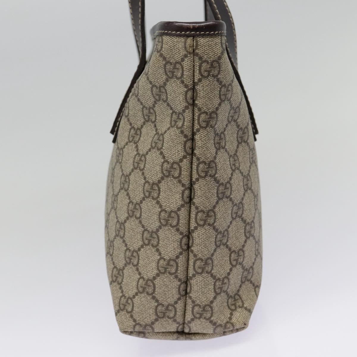 Gucci Gg Supreme Beige Canvas Tote Bag (Pre-Owned) Size ONE SIZE - 4 Thumbnail